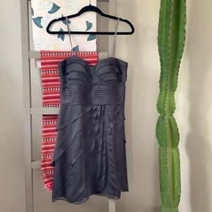 Strapless cocktail dress